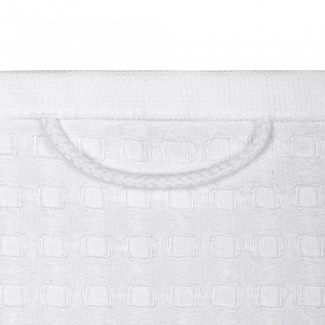 Полотенце вафельное Piquee, среднее, белое с логотипом в Самаре заказать по выгодной цене в кибермаркете AvroraStore