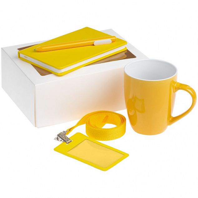 Набор Hop In, желтый с логотипом в Самаре заказать по выгодной цене в кибермаркете AvroraStore