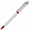 Ручка шариковая Raja, белая с логотипом в Самаре заказать по выгодной цене в кибермаркете AvroraStore