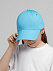 Бейсболка детская Capture Kids, голубая с логотипом в Самаре заказать по выгодной цене в кибермаркете AvroraStore