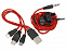Набор «In motion» с наушниками и зарядным кабелем 3 в 1 с логотипом в Самаре заказать по выгодной цене в кибермаркете AvroraStore