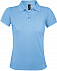 Рубашка поло женская Prime Women 200 голубая с логотипом в Самаре заказать по выгодной цене в кибермаркете AvroraStore