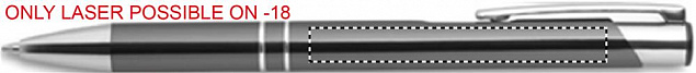 Ручка шариковая с черными черни с логотипом в Самаре заказать по выгодной цене в кибермаркете AvroraStore