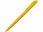 Ручка пластиковая soft-touch шариковая Plane, желтый с логотипом в Самаре заказать по выгодной цене в кибермаркете AvroraStore