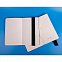 Бизнес-блокнот UNI, A5, бело-синий, мягкая обложка, в линейку, черное ляссе с логотипом в Самаре заказать по выгодной цене в кибермаркете AvroraStore