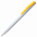 Ручка шариковая Pin, белая с оранжевым с логотипом в Самаре заказать по выгодной цене в кибермаркете AvroraStore
