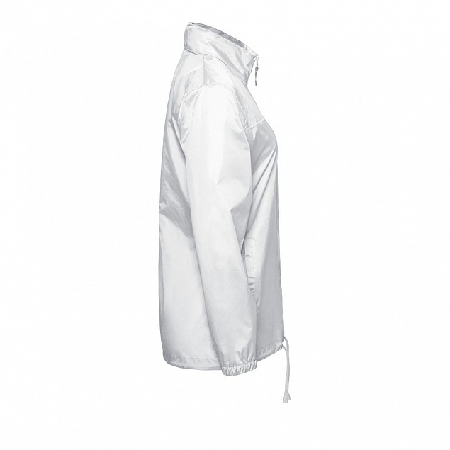 Ветровка женская Sirocco белая с логотипом в Самаре заказать по выгодной цене в кибермаркете AvroraStore