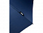 Birgit, складной ветроустойчивой зонт диаметром 21 дюйм из переработанного ПЭТ, темно-синий с логотипом в Самаре заказать по выгодной цене в кибермаркете AvroraStore