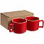 Коробка Couple Cup под 2 кружки, малая, крафт с логотипом в Самаре заказать по выгодной цене в кибермаркете AvroraStore