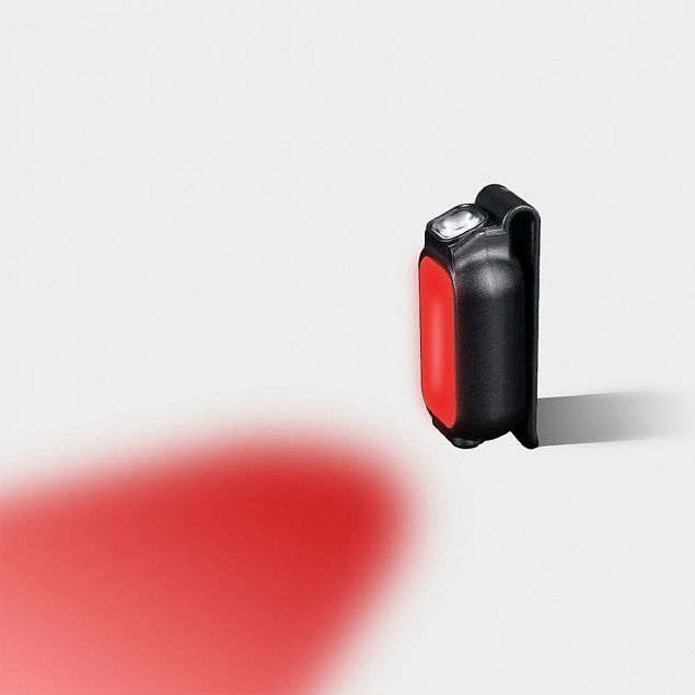 Фонарик на клипсе E-Lite, черный с логотипом в Самаре заказать по выгодной цене в кибермаркете AvroraStore