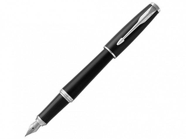 Ручка перьевая Parker «Urban Muted Black CT» с логотипом в Самаре заказать по выгодной цене в кибермаркете AvroraStore