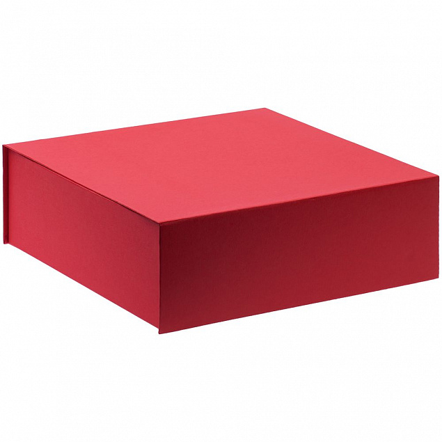 Коробка Quadra, красная с логотипом в Самаре заказать по выгодной цене в кибермаркете AvroraStore