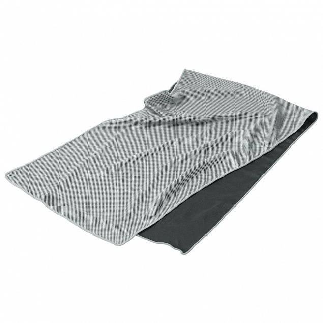 Охлаждающее полотенце Weddell, серое с логотипом в Самаре заказать по выгодной цене в кибермаркете AvroraStore
