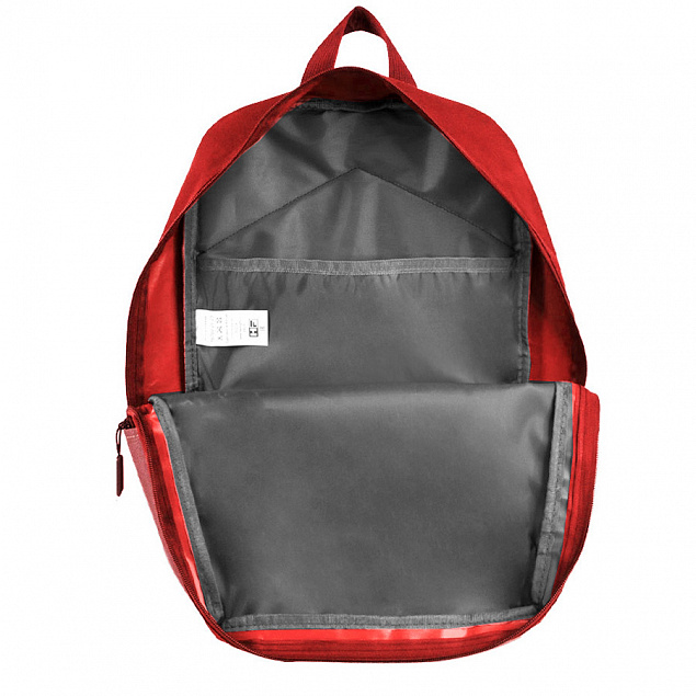 Рюкзак Eclat, красный/серый, 43 x 31 x 10 см, 100% полиэстер 600D с логотипом в Самаре заказать по выгодной цене в кибермаркете AvroraStore