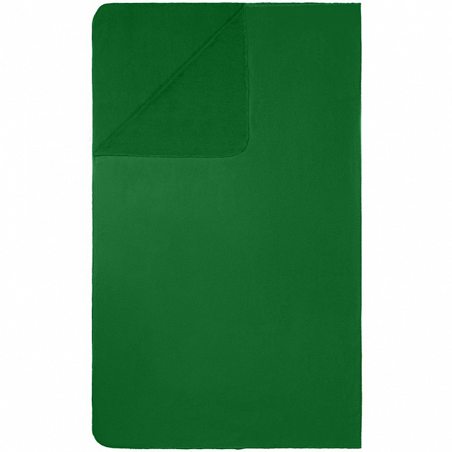 Дорожный плед Voyager, зеленый с логотипом в Самаре заказать по выгодной цене в кибермаркете AvroraStore