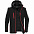 Куртка-трансформер мужская Matrix, черная с красным с логотипом в Самаре заказать по выгодной цене в кибермаркете AvroraStore