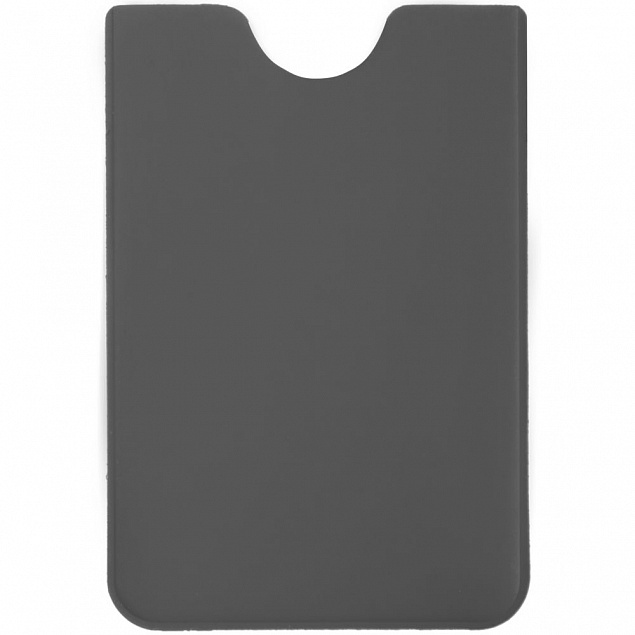 Чехол для карточки Dorset, серый с логотипом в Самаре заказать по выгодной цене в кибермаркете AvroraStore
