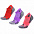 Набор из 3 пар спортивных женских носков Monterno Sport, синий, голубой и белый с логотипом в Самаре заказать по выгодной цене в кибермаркете AvroraStore
