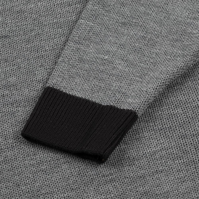 Джемпер «Серый в сером», серый с логотипом в Самаре заказать по выгодной цене в кибермаркете AvroraStore