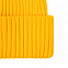 Шапка Yong, желтая с логотипом в Самаре заказать по выгодной цене в кибермаркете AvroraStore