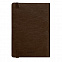 Ежедневник недатированный Boomer, А5,  темно-коричневый, кремовый блок, без обреза с логотипом в Самаре заказать по выгодной цене в кибермаркете AvroraStore