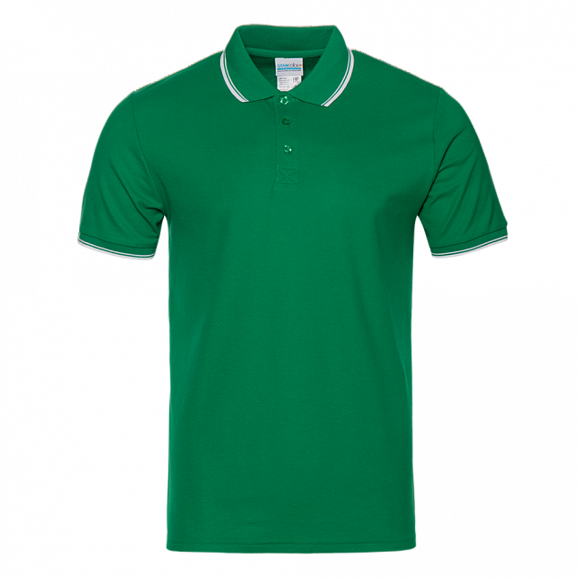 Рубашка поло StanTrophy Зелёный с логотипом в Самаре заказать по выгодной цене в кибермаркете AvroraStore