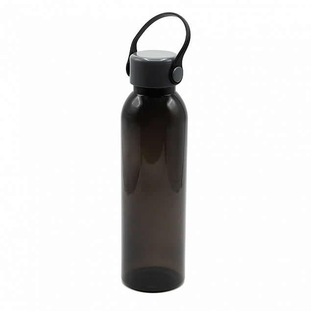 Пластиковая бутылка Chikka, черный с логотипом в Самаре заказать по выгодной цене в кибермаркете AvroraStore