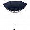 Зонт-трость Wind, синий с логотипом в Самаре заказать по выгодной цене в кибермаркете AvroraStore