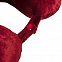 Подушка дорожная  "SOFT"; memory foam, микрофибра, красный с логотипом в Самаре заказать по выгодной цене в кибермаркете AvroraStore