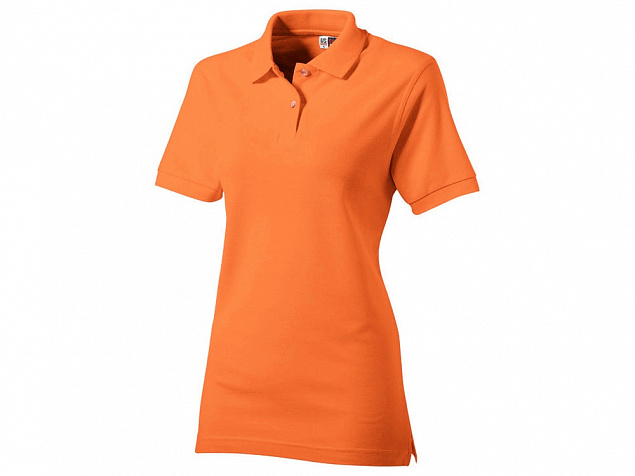 Рубашка поло Boston женская, оранжевый с логотипом в Самаре заказать по выгодной цене в кибермаркете AvroraStore