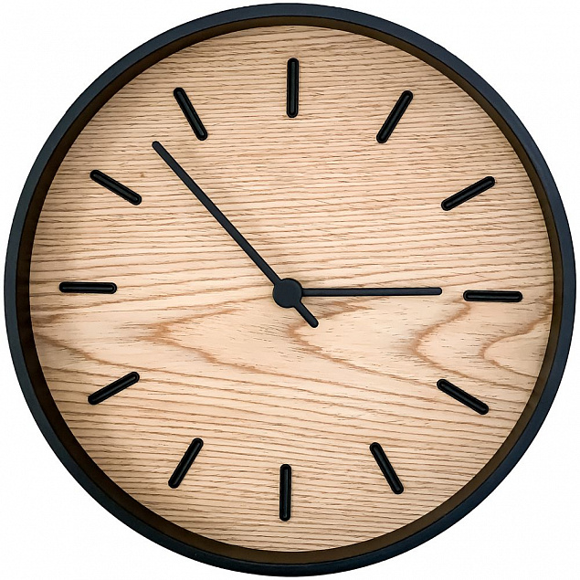 Часы настенные Kiko, дуб с логотипом в Самаре заказать по выгодной цене в кибермаркете AvroraStore