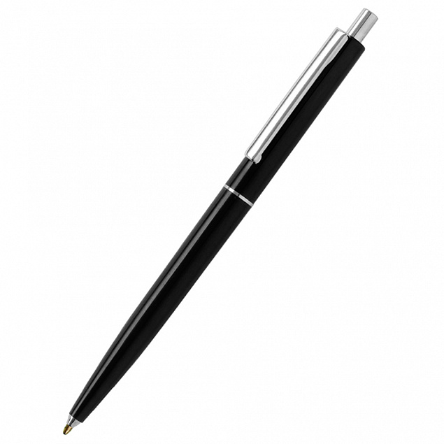 Ручка шариковая Dot - Черный AA с логотипом в Самаре заказать по выгодной цене в кибермаркете AvroraStore