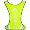 Светоотражающий жилет для бега с маячком Flash, желтый неон с логотипом в Самаре заказать по выгодной цене в кибермаркете AvroraStore