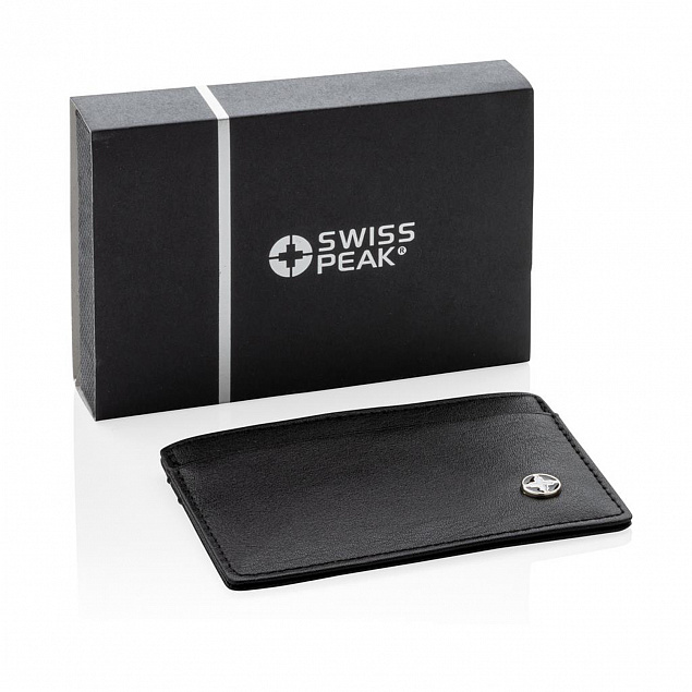 Бумажник Swiss Peak с защитой от сканирования RFID с логотипом в Самаре заказать по выгодной цене в кибермаркете AvroraStore