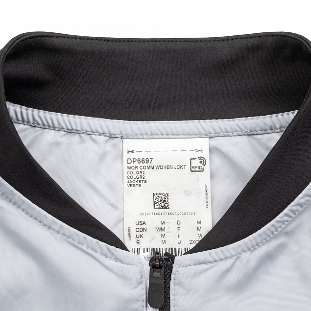 Куртка женская WOR Woven, серая с логотипом в Самаре заказать по выгодной цене в кибермаркете AvroraStore