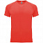 Спортивная футболка BAHRAIN мужская, КОРАЛЛОВЫЙ ФЛУОРЕСЦЕНТНЫЙ L с логотипом в Самаре заказать по выгодной цене в кибермаркете AvroraStore