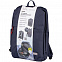 Рюкзак для ноутбука Go Urban, синий с логотипом в Самаре заказать по выгодной цене в кибермаркете AvroraStore
