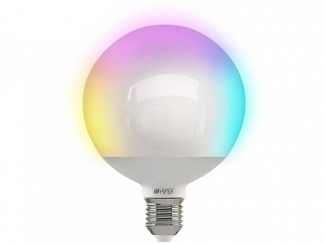 Умная лампочка HIPER IoT LED R2 RGB с логотипом в Самаре заказать по выгодной цене в кибермаркете AvroraStore