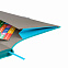 Ежедневник Portobello Trend, In Velour, недатированный, бирюзовый с логотипом в Самаре заказать по выгодной цене в кибермаркете AvroraStore