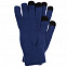 Перчатки сенсорные Urban Flow, темно-синий меланж с логотипом в Самаре заказать по выгодной цене в кибермаркете AvroraStore