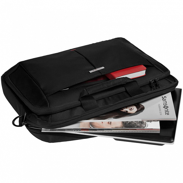 Сумка для ноутбука GuardIT 2.0 L, черная с логотипом в Самаре заказать по выгодной цене в кибермаркете AvroraStore
