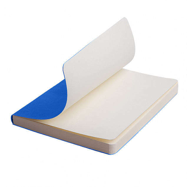 Ежедневник недатированный Tony, А5, глубокий синий, кремовый блок в клетку с логотипом в Самаре заказать по выгодной цене в кибермаркете AvroraStore