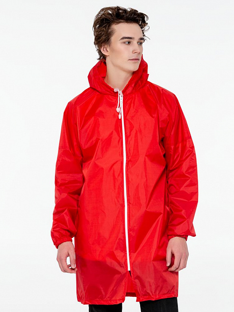 Дождевик Rainman Zip, красный с логотипом в Самаре заказать по выгодной цене в кибермаркете AvroraStore