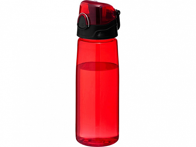 Бутылка спортивная Capri, красный с логотипом в Самаре заказать по выгодной цене в кибермаркете AvroraStore