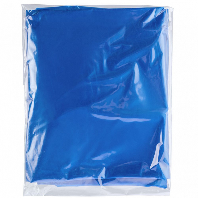 Дождевик-плащ BrightWay, синий с логотипом в Самаре заказать по выгодной цене в кибермаркете AvroraStore