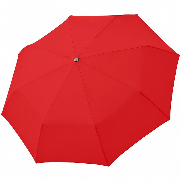 Зонт складной Carbonsteel Magic, красный с логотипом в Самаре заказать по выгодной цене в кибермаркете AvroraStore