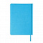 Ежедневник недатированный Bliss, А5,  голубой, белый блок, без обреза с логотипом в Самаре заказать по выгодной цене в кибермаркете AvroraStore