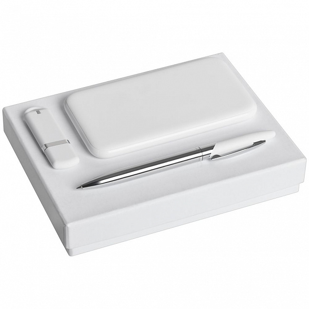 Коробка Slender, большая, белая с логотипом в Самаре заказать по выгодной цене в кибермаркете AvroraStore