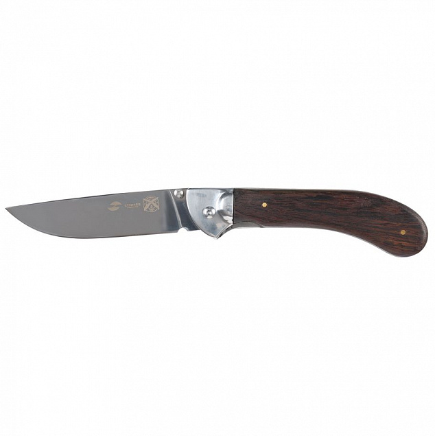Складной нож Stinger 9905, коричневый с логотипом в Самаре заказать по выгодной цене в кибермаркете AvroraStore
