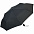 Зонт складной AOC, черный с логотипом в Самаре заказать по выгодной цене в кибермаркете AvroraStore